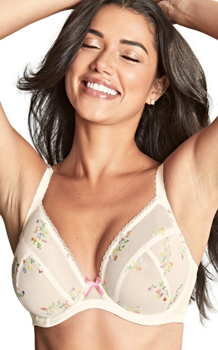 Panache Meadow Plunge Bra - Ivory - 30GG