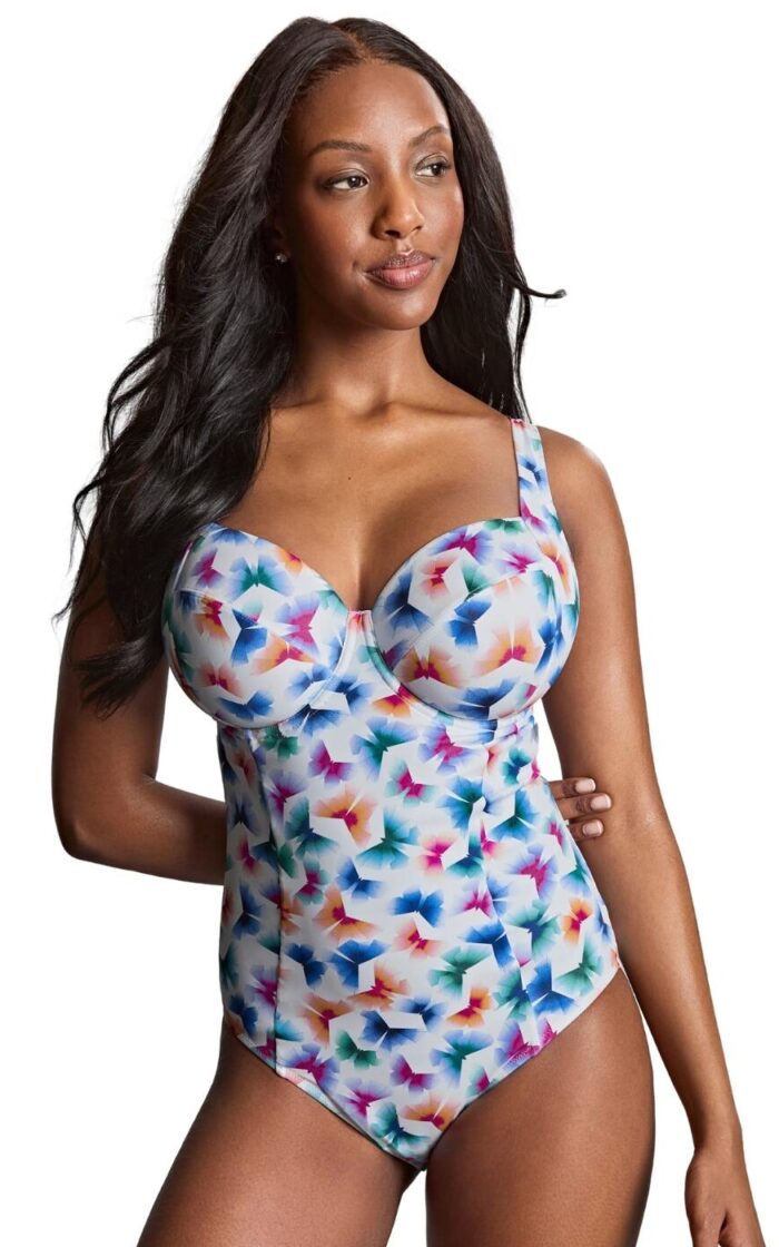 Panache Paloma Balcony Swimsuit - Flutter Print - 32E