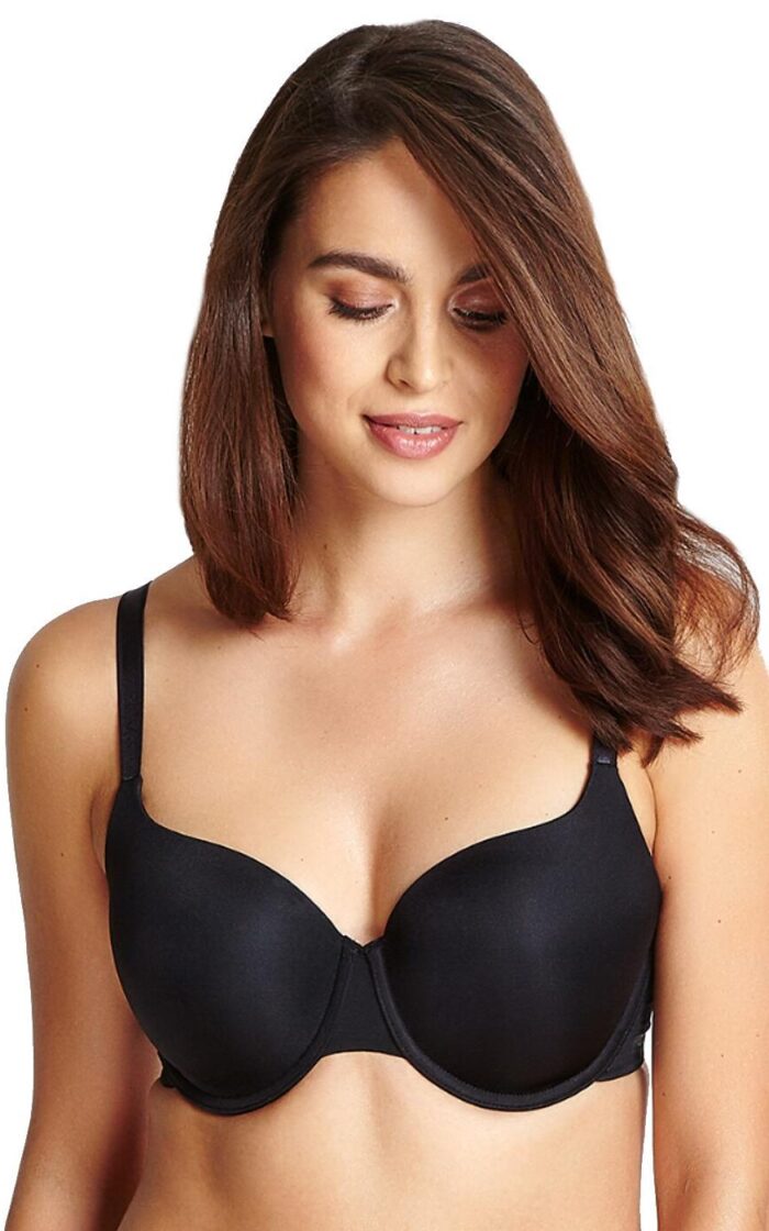 Panache Porcelain Elan T Shirt Bra - Black - 28DD