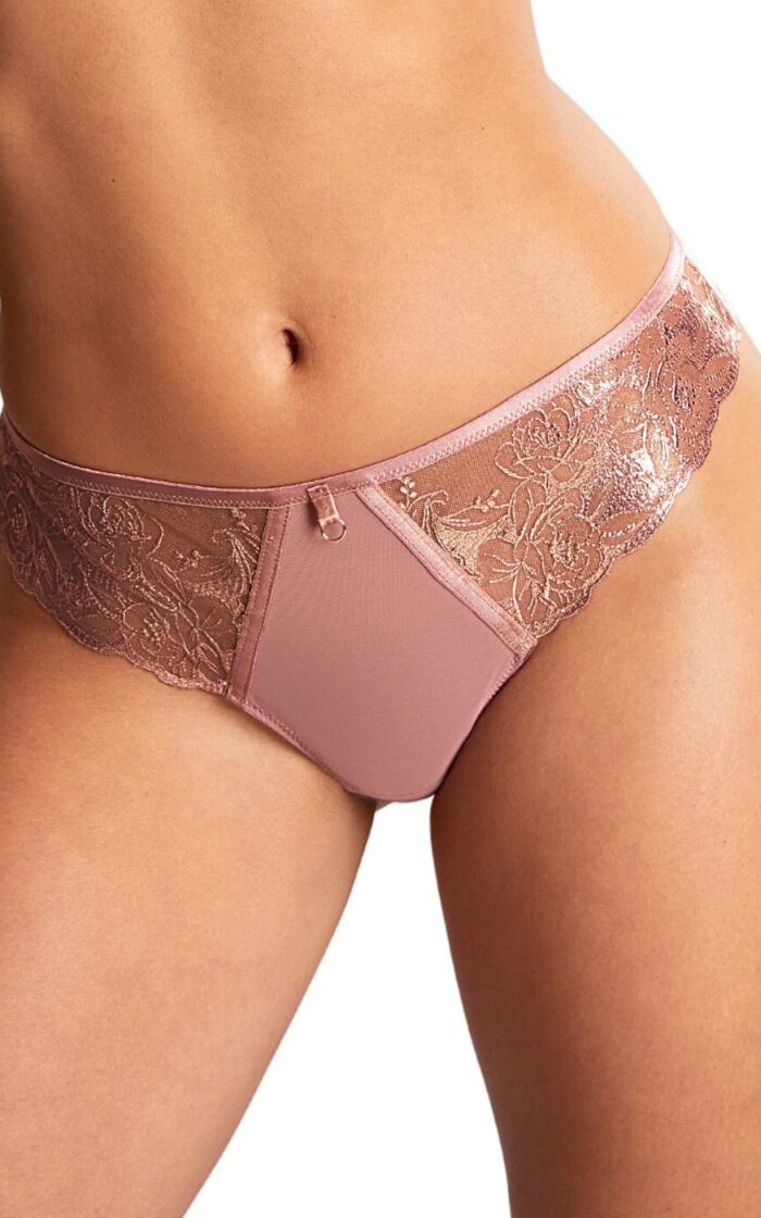 Panache Rosa Thong - Rose Gold - 2XL - 18