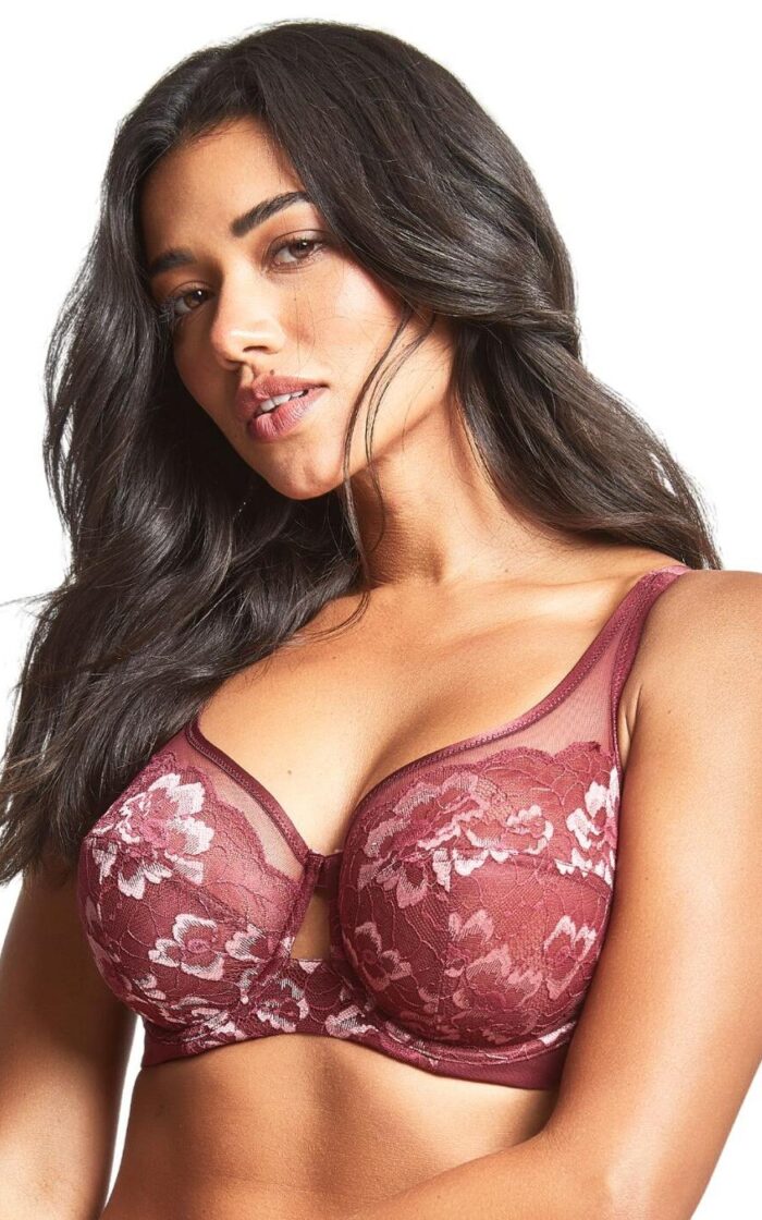 Panache Sabrina High Apex Balcony Bra - Red Rose - 30D
