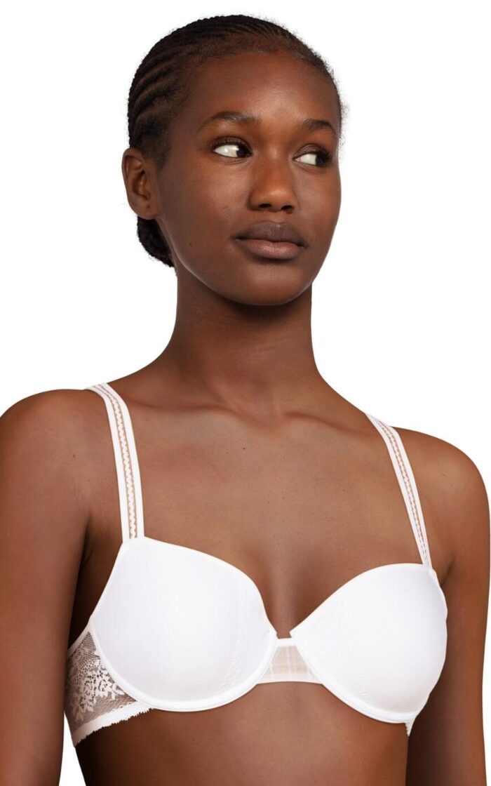 Passionata by Chantelle Maddie Memory Foam Half Cup T Shirt Bra - White - 32E