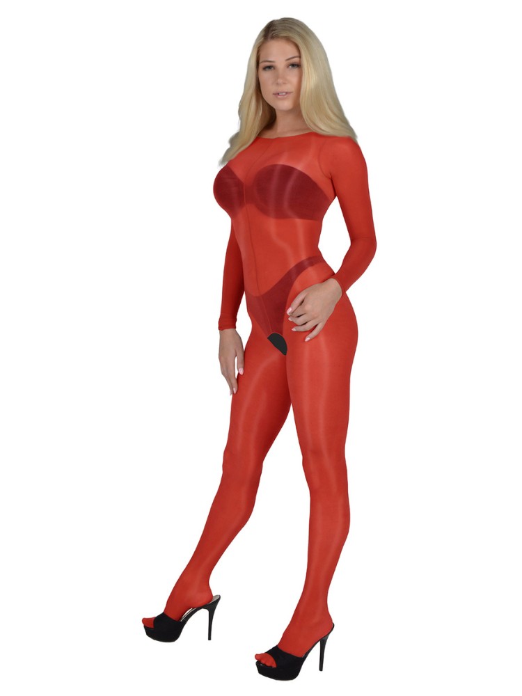Pearl and Poseidon Miranda Crotchless Bodystocking in Colours