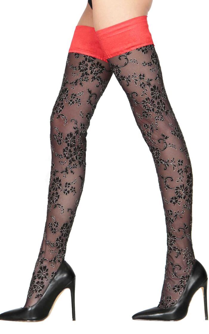 Peonia Silver Floral Thread