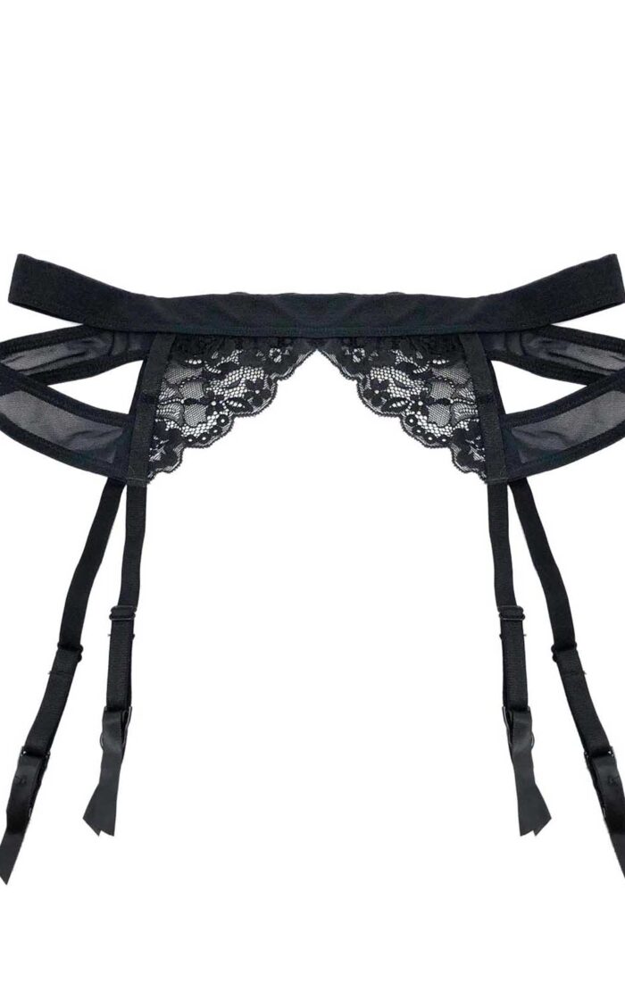 Phoebe Black Garter Belt