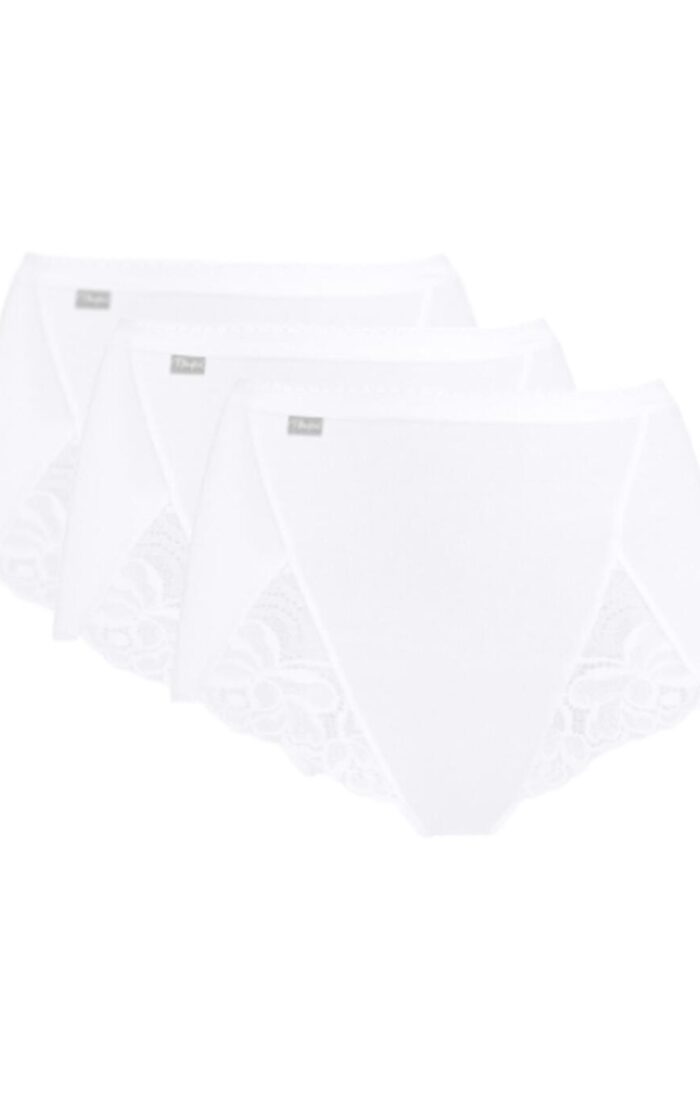 Playtex Cotton Feminine Maxi Brief 3 Pack - White - 5XL - 24