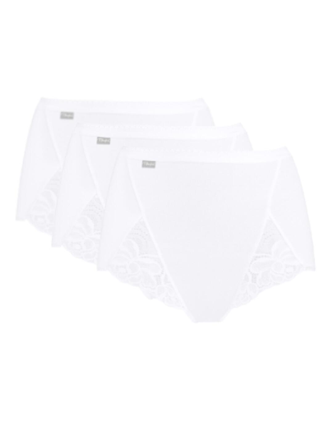 Playtex Cotton Feminine Maxi Brief 3 Pack - White - 5XL - 24