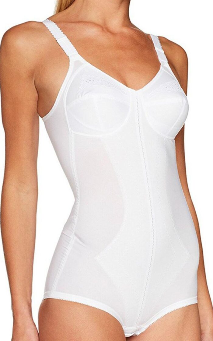 Playtex I Can't Believe It's A Girdle All In One Bodysuit - White - 36D