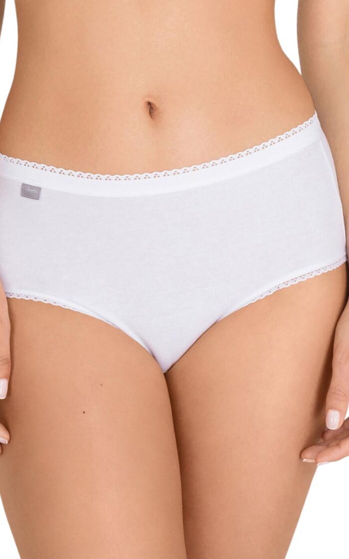 Playtex Stretch Cotton Midi Brief 2 Pack - White - 4XL - 22