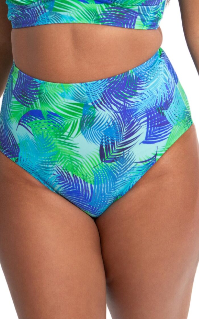 Pour Moi Aruba Control Bikini Brief - Aqua Palm - S - 10