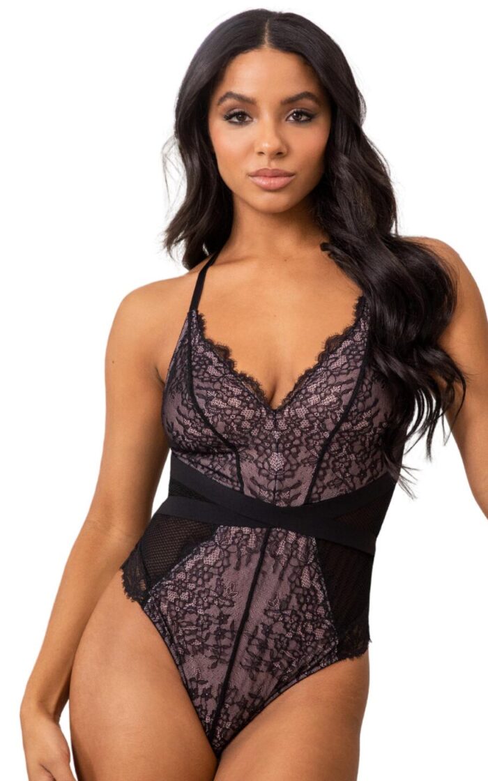 Pour Moi Dark Romance Body - Black/Pink