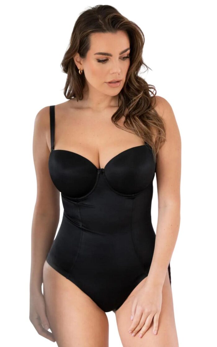 Pour Moi Definitions Strapless Shaping Body - Black - 32D