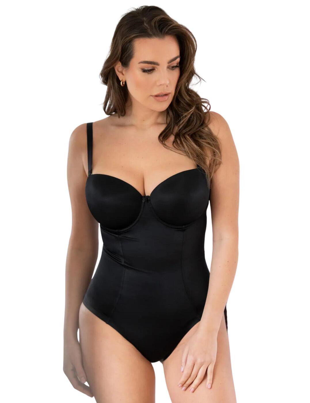 Pour Moi Definitions Strapless Shaping Body - Black - 32D