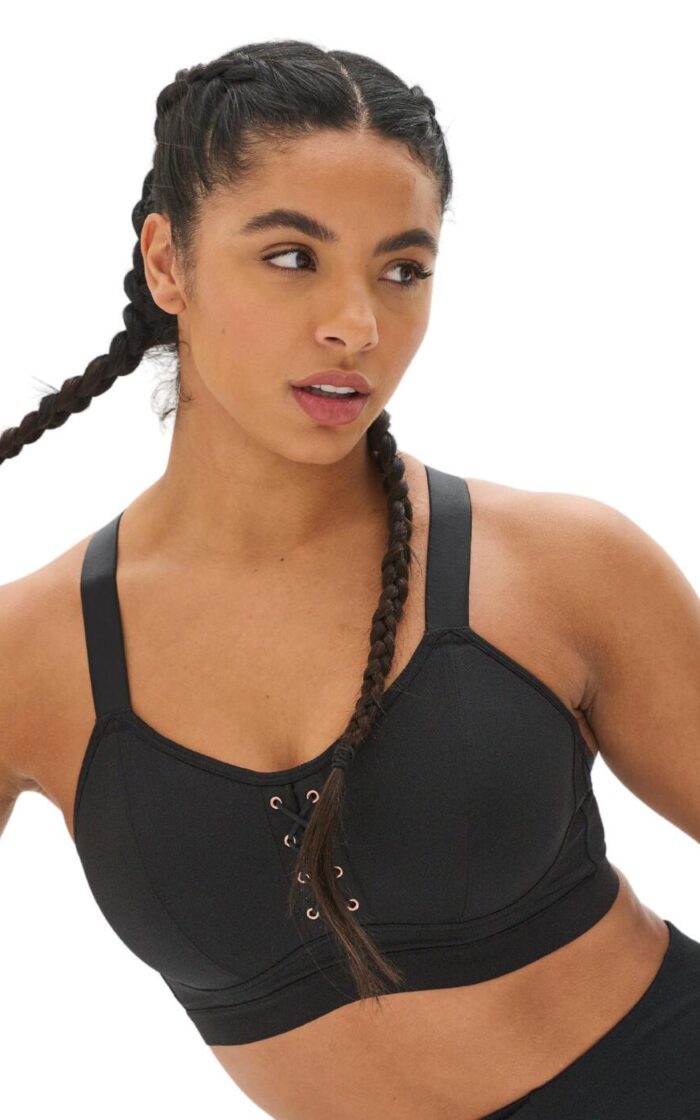 Pour Moi Energy Aspire Padded Sports Bra - Black