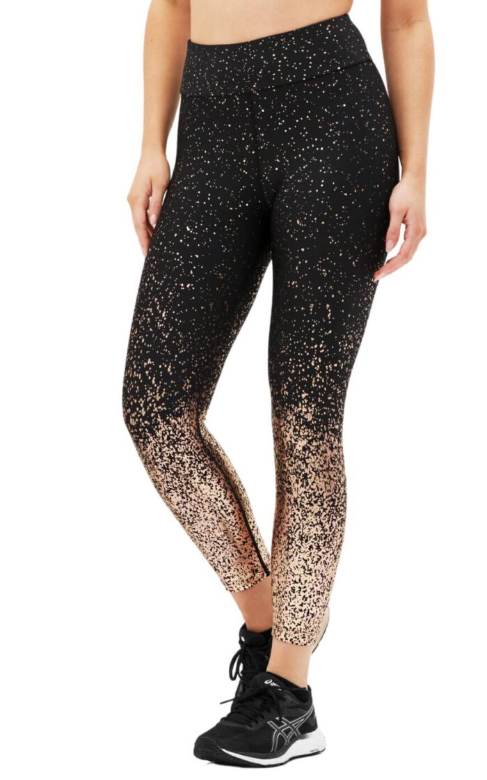 Pour Moi Energy Print Legging - Black/Rose Gold