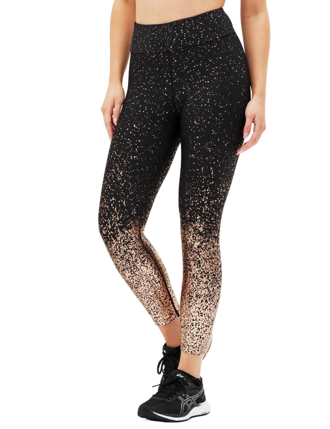 Pour Moi Energy Print Legging - Black/Rose Gold