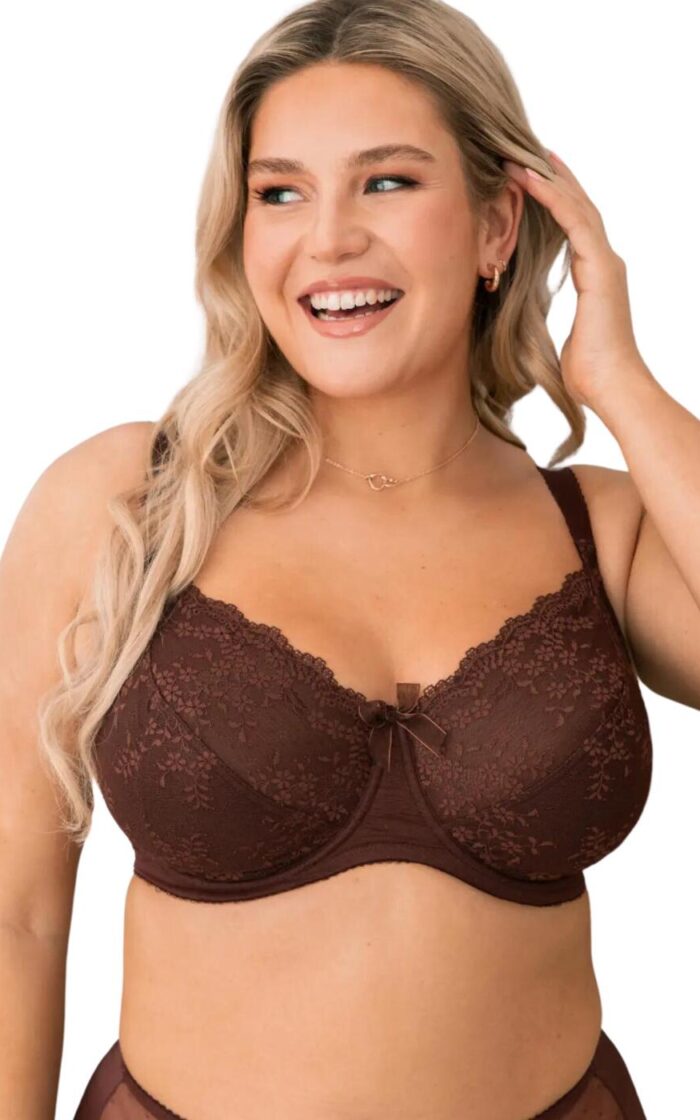 Pour Moi Flora Underwired Bra - Chocolate - 34J