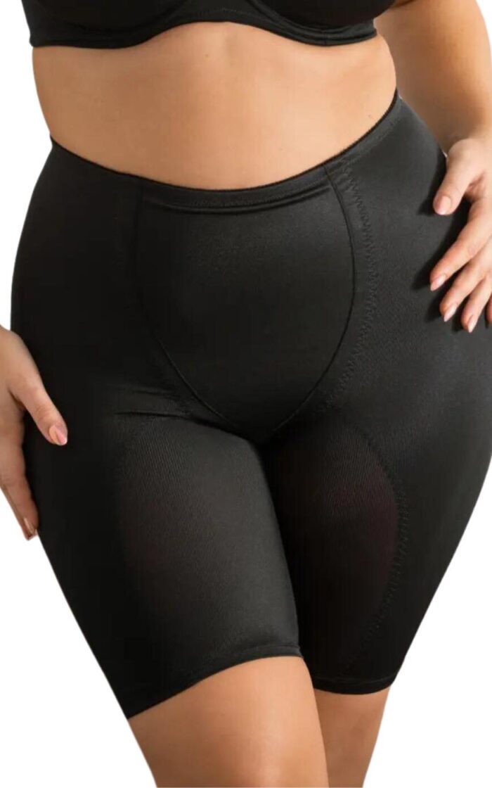 Pour Moi Hourglass Firm Control High Waist Shorts - Black - S - 10