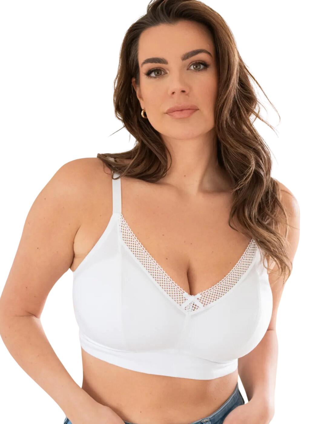 Pour Moi Love To Lounge Non Wired Bra - White - 32C