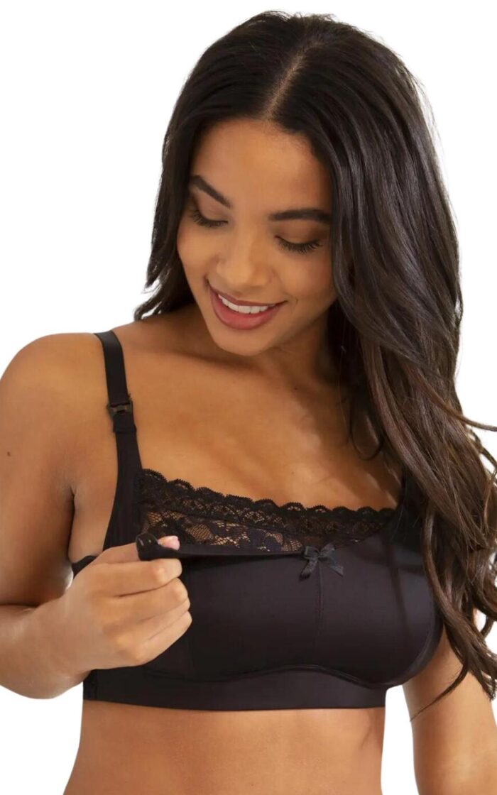 Pour Moi Rebel Nursing Bra - Black - 38D