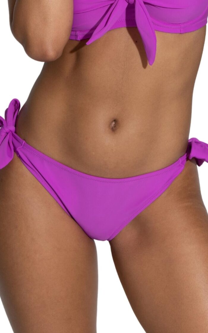 Pour Moi Rosa Cove Tie Side Bikini Brief - Ultraviolet - XS - 8