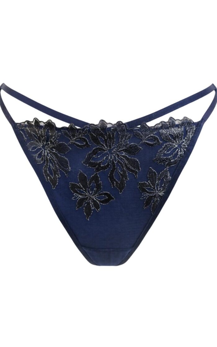 Pour Moi Roxie G-string - Midnight/Black - XS - 8