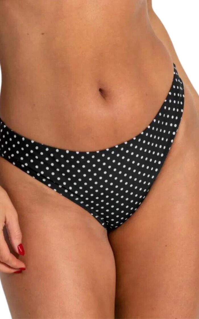 Pour Moi Sicily Bikini Brief - Black/White - 2XL - 18