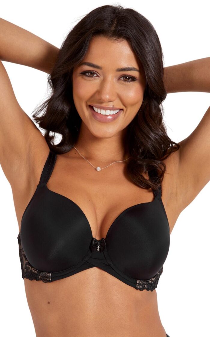 Pour Moi Sofia T Shirt Bra - Black - 32DD