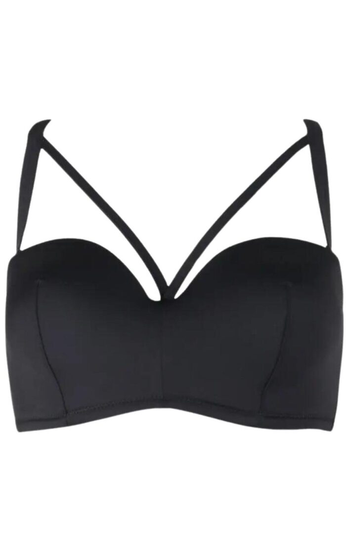 Pour Moi Space Strapless Padded Bikini Top - Black - 32C