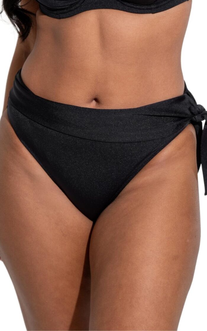 Pour Moi St Kitts Fold Over Bikini Brief - Black - S - 10