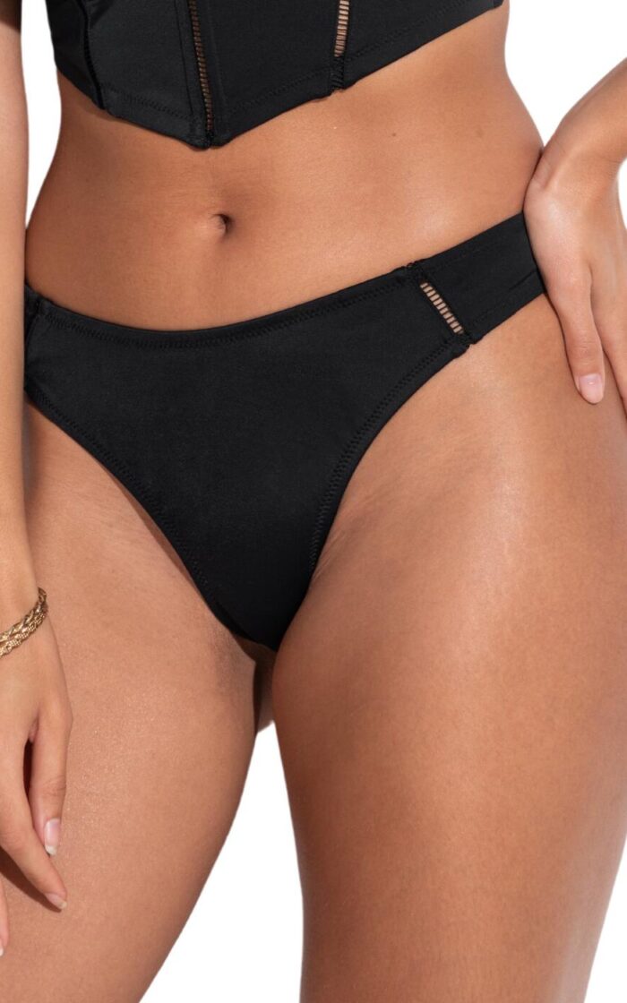 Pour Moi Sydney Bikini Brief - Black - XS - 8