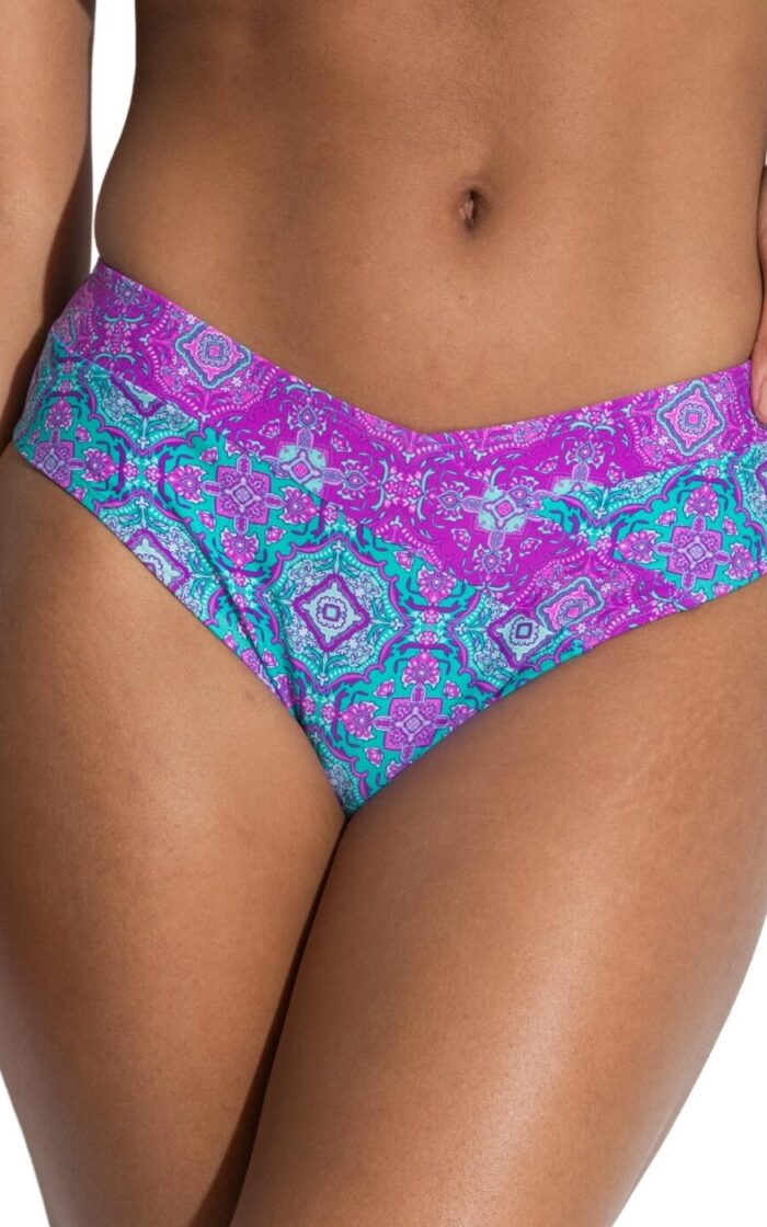 Pour Moi Venice Beach High Leg Bikini Brief - Aquaburst - XS - 8