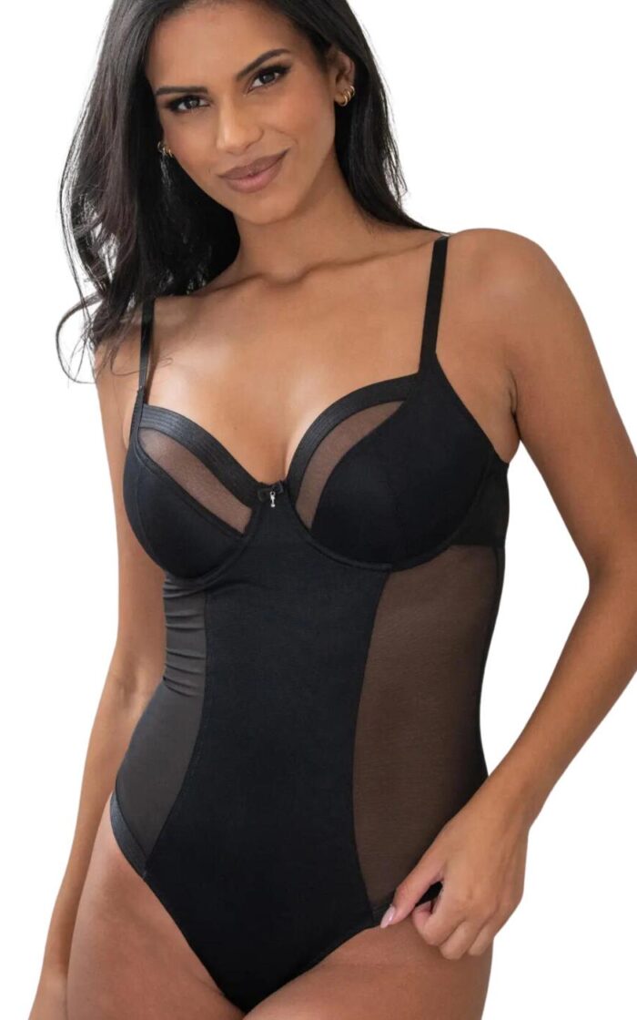Pour Moi Viva Luxe Underwired Body - Black - 32C