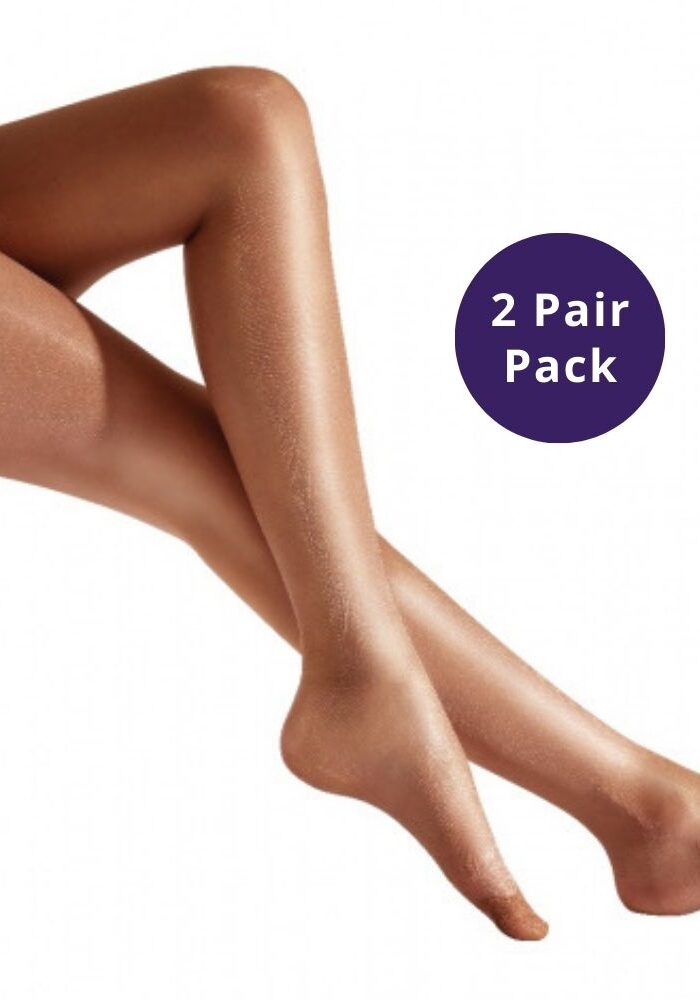 Pretty Polly Day To Night Gloss Tights 2 Pair Pack