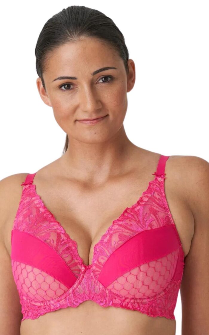 Prima Donna Disah Plunge Bra - Electric Pink - 36F