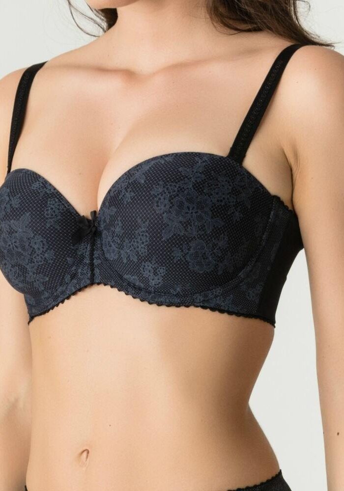 Prima Donna Divine Padded Strapless Bra - Black