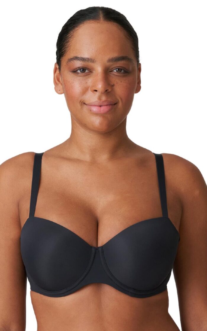 Prima Donna Figuras Padded Balcony Bra - Charcoal - 30E