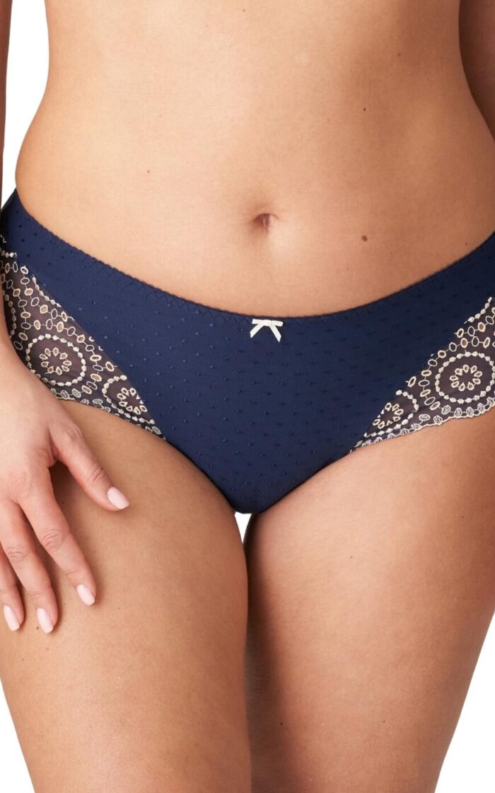 Prima Donna Osino Luxury Thong - Sapphire Blue - L - 14