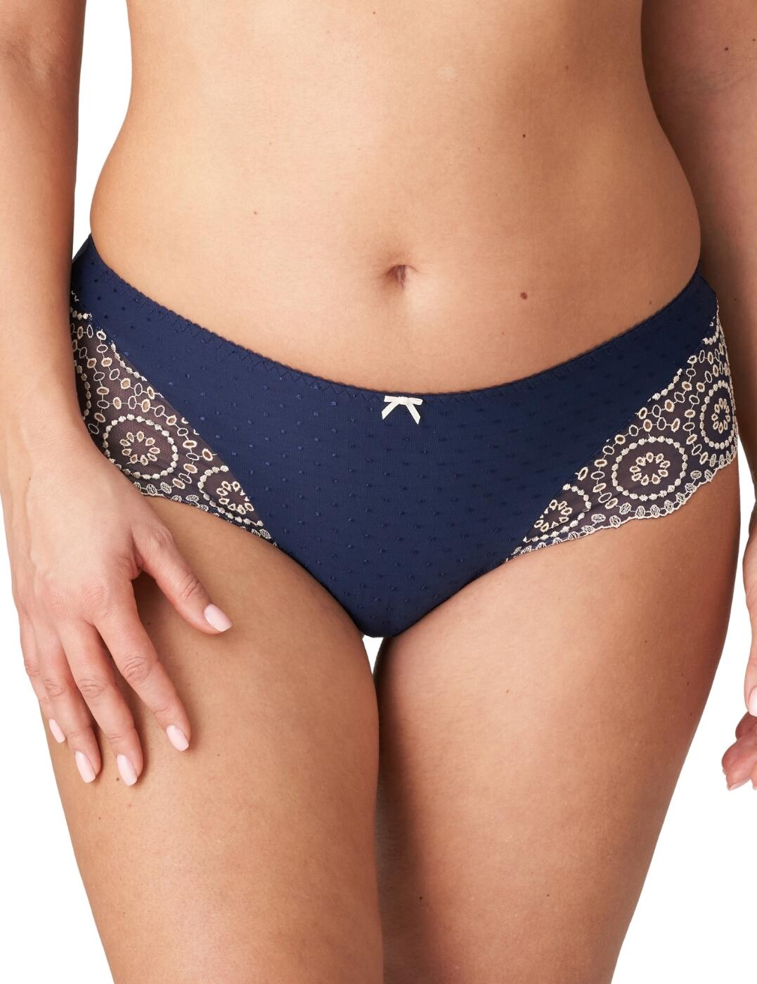 Prima Donna Osino Luxury Thong - Sapphire Blue - L - 14
