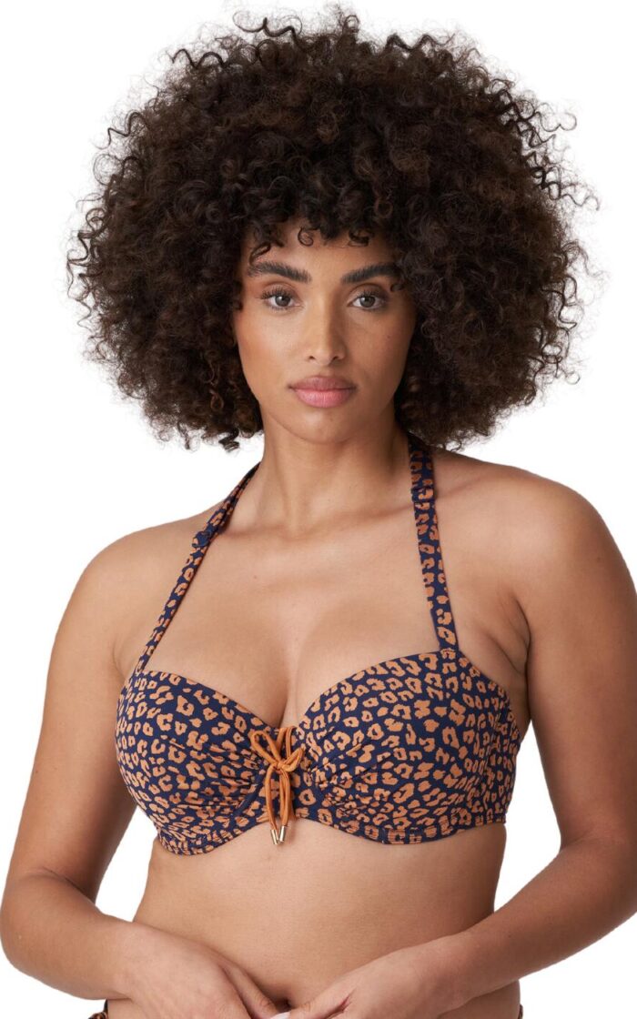 Prima Donna Punta Rata Padded Balcony Bikini Top - Water Blue - 32G