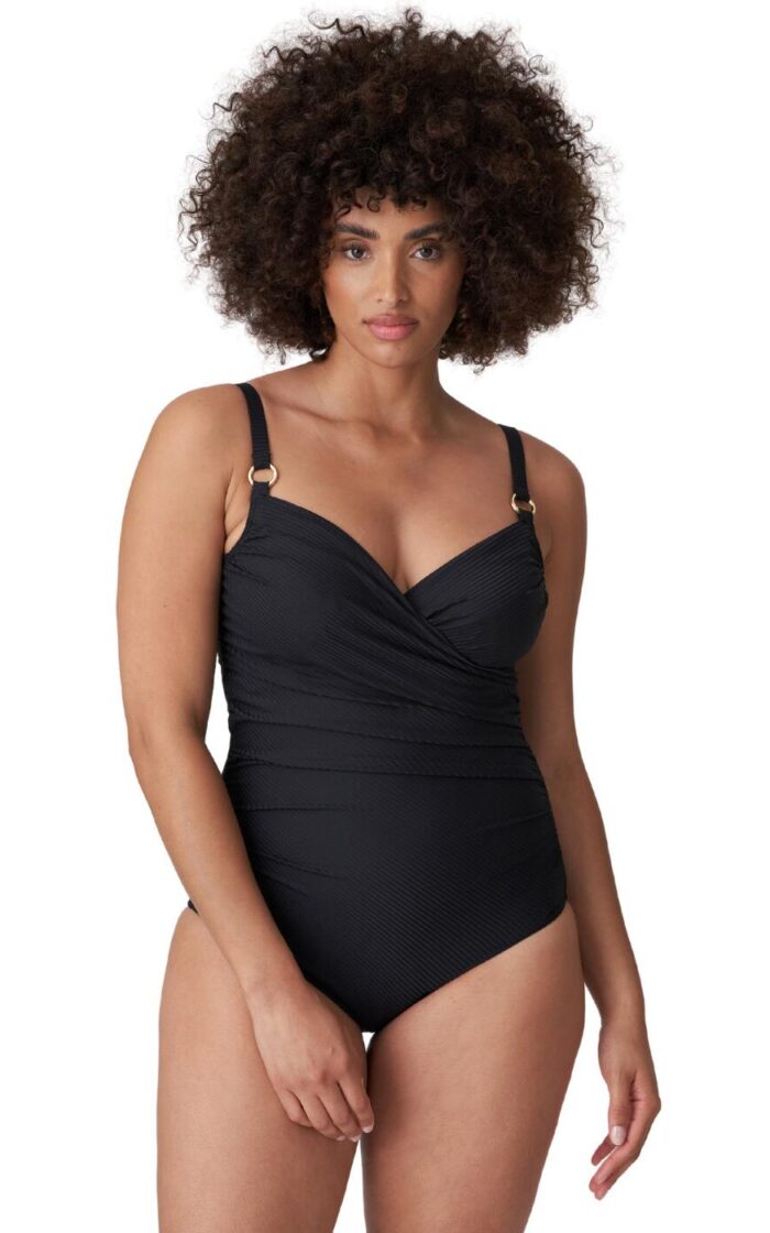 Prima Donna Sahara Control Swimsuit - Black - 32G