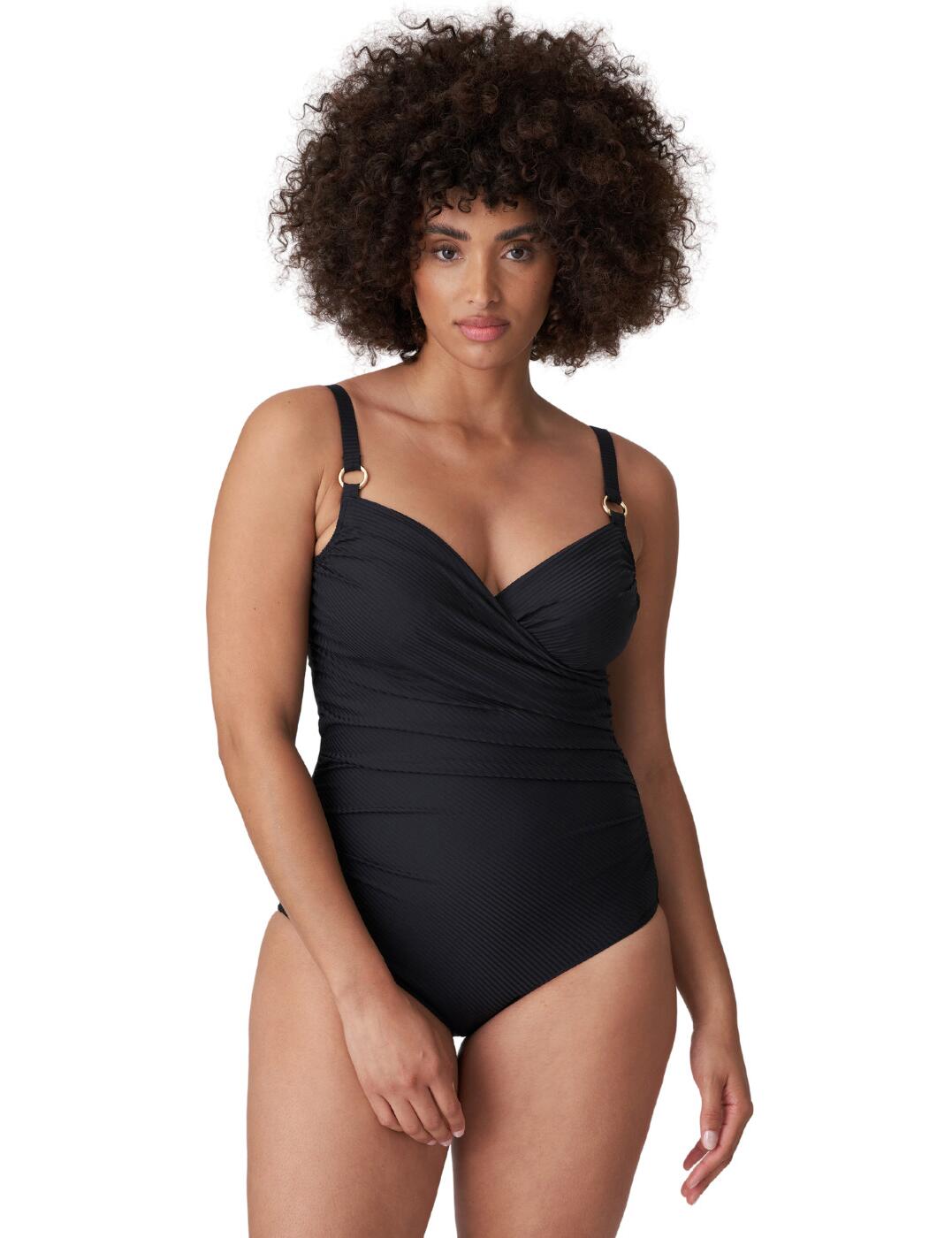 Prima Donna Sahara Control Swimsuit - Black - 32G