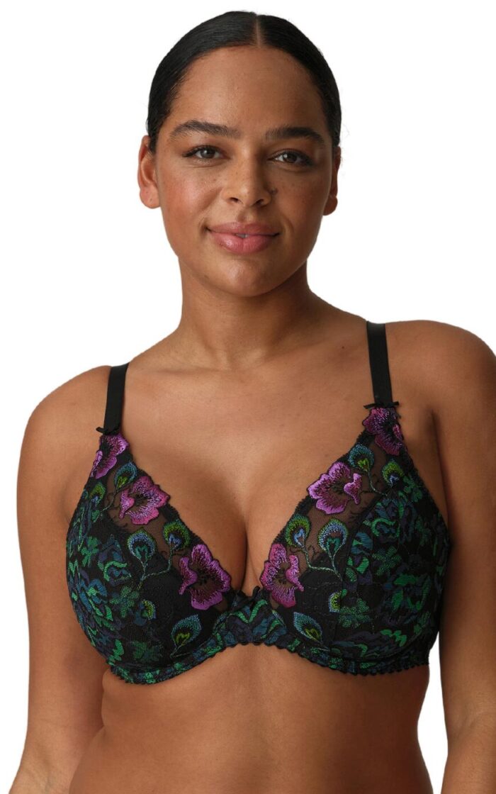 Prima Donna San Angel Plunge Bra - Peacock Feather - 32F