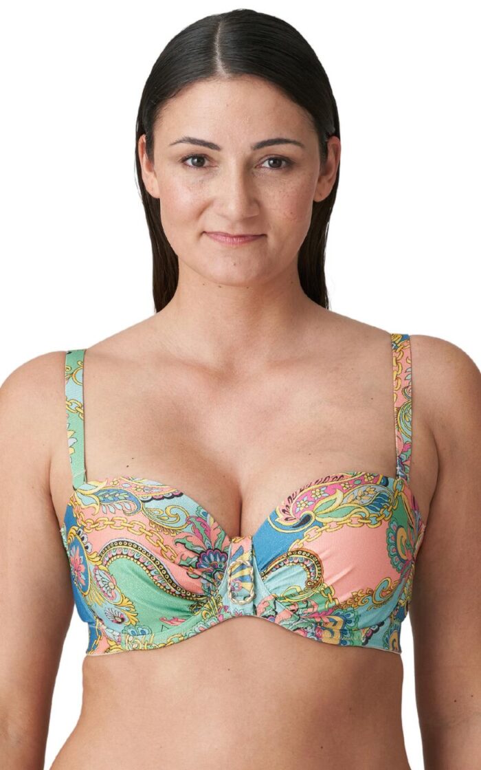 Prima Donna Swim Celaya Padded Strapless Bikini Top - Italian Chic - 34C