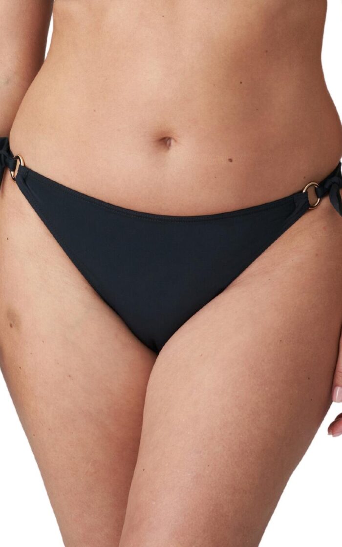 Prima Donna Swim Damietta Tie Side Bikini Brief - Black - XS - 8