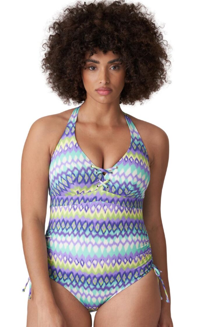 Prima Donna Swim Holiday Padded Triangle Swimsuit - Mezcalita Blue - XL - 16