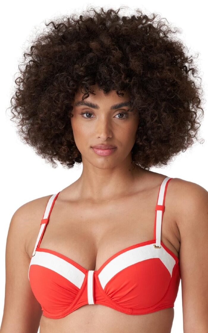 Prima Donna Swim Istres Padded Balcony Bikini Top - Pomme D'Amour - 30E