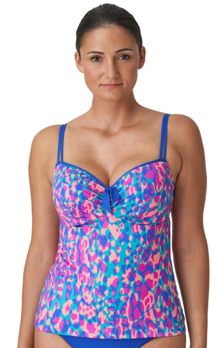 Prima Donna Swim Karpen Padded Full Cup Tankini - Electric Blue - 34D