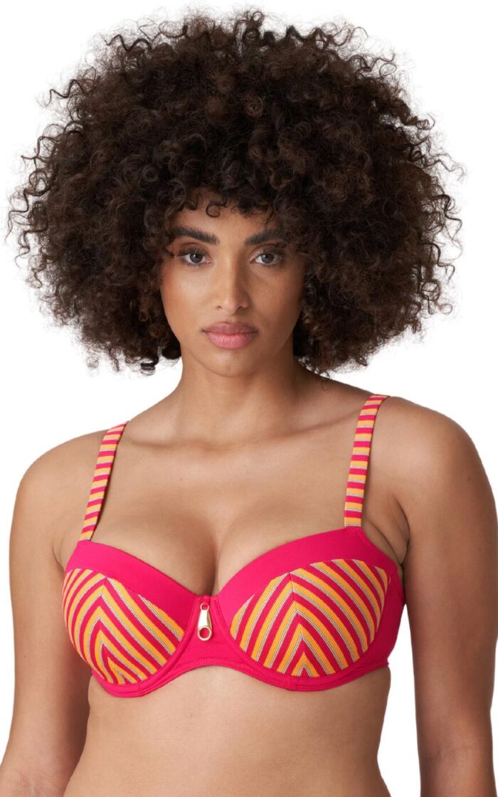 Prima Donna Swim La Concha Padded Balcony Bikini Top - Mai Tai - 38F