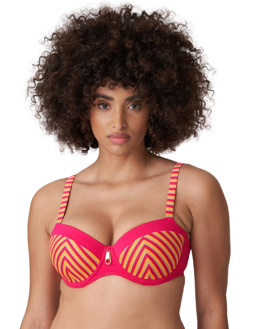 Prima Donna Swim La Concha Padded Balcony Bikini Top - Mai Tai - 38F